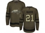 Washington Capitals #21 Dennis Maruk Green Salute to Service Stitched NHL Jersey
