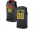 Atlanta Hawks Customized Swingman Black Road Basketball Jersey - Icon Edition