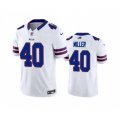 Buffalo Bills #40 Von Miller White 2023 F.U.S.E. Vapor Untouchable Limited Stitched Jersey