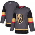 Vegas Golden Knights Blank Grey Home Authentic Stitched NHL Jersey