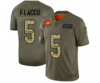 Denver Broncos #5 Joe Flacco Olive Camo 2019 Salute to Service Limited Football Jersey