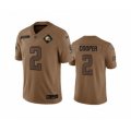 Cleveland Browns #2 Amari Cooper 2023 Brown Salute To Service Limited Football Stitched Jersey