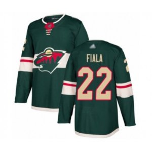 Minnesota Wild #22 Kevin Fiala Authentic Green Home Hockey Jersey