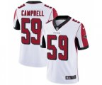 Atlanta Falcons #59 De'Vondre Campbell White Vapor Untouchable Limited Player Football Jersey