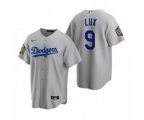 Los Angeles Dodgers Gavin Lux Gray 2020 World Series Replica Jerseys
