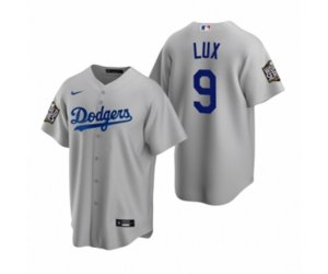 Los Angeles Dodgers Gavin Lux Gray 2020 World Series Replica Jerseys