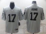 Las Vegas Raiders #17 Davante Adams Grey Limited Stitched Jersey
