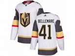 Vegas Golden Knights #41 Pierre-Edouard Bellemare Authentic White Away NHL Jersey