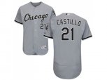 Chicago White Sox #21 Welington Castillo Grey Flexbase Authentic Collection Stitched MLB Jersey