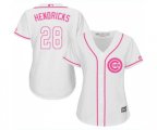 Women's Chicago Cubs #28 Kyle Hendricks Authentic White Fashion Baseball Jersey