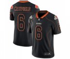 Cleveland Browns #6 Baker Mayfield Limited Lights Out Black Rush Football Jersey