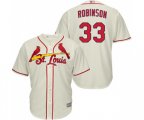 St. Louis Cardinals #33 Drew Robinson Replica Cream Alternate Cool Base Baseball Jersey