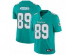 Miami Dolphins #89 Nat Moore Vapor Untouchable Limited Aqua Green Team Color NFL Jersey
