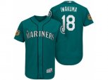 Seattle Mariners #18 Hisashi Iwakuma 2017 Spring Training Flex Base Authentic Collection Stitched Baseball Jersey