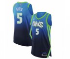 Dallas Mavericks #5 Jason Kidd Authentic Blue Basketball Jersey - 2019-20 City Edition
