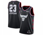 Chicago Bulls #23 Michael Jordan Swingman Black 2019 All-Star Game