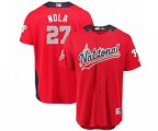 Philadelphia Phillies #27 Aaron Nola Game Red National League 2018 MLB All-Star MLB Jersey