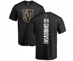 Vegas Golden Knights #84 Mikhail Grabovski Black Backer T-Shirt