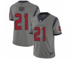 Houston Texans #21 Bradley Roby Limited Gray Inverted Legend Football Jersey