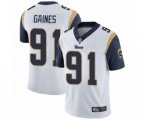 Los Angeles Rams #91 Greg Gaines White Vapor Untouchable Limited Player Football Jersey
