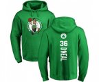 Boston Celtics #36 Shaquille O'Neal Kelly Green Backer Pullover Hoodie