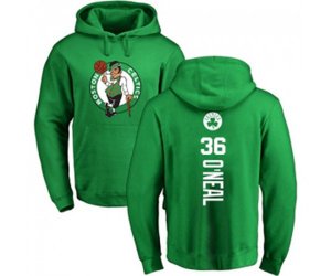 Boston Celtics #36 Shaquille O\'Neal Kelly Green Backer Pullover Hoodie