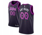 Minnesota Timberwolves Customized Authentic Purple Basketball Jersey - City Edition