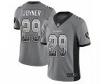 Oakland Raiders #29 Lamarcus Joyner Limited Gray Rush Drift Fashion Football Jersey