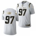 Los Angeles Chargers #97 Joey Bosa Nike White Golden Limited Jersey