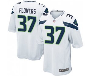 Seattle Seahawks #37 Tre Flowers Game White Football Jersey