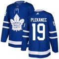 Toronto Maple Leafs #19 Tomas Plekanec Authentic Royal Blue Home NHL Jersey