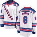 New York Rangers #8 Cody McLeod Fanatics Branded White Away Breakaway NHL Jersey