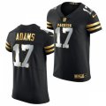 Green Bay Packers #17 Davante Adams Nike 2020-21 Black Golden Edition Jersey