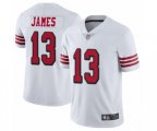 San Francisco 49ers #13 Richie James Limited White Rush Vapor Untouchable Football Jersey