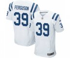 Indianapolis Colts #39 Josh Ferguson Elite White Football Jersey