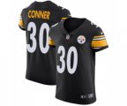 Pittsburgh Steelers #30 James Conner Black Team Color Vapor Untouchable Elite Player Football Jersey