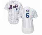 New York Mets Al Weis White Home Flex Base Authentic Collection Baseball Player Jersey
