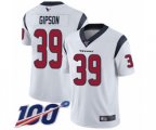 Houston Texans #39 Tashaun Gipson White Vapor Untouchable Limited Player 100th Season Football Jersey