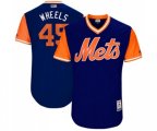 New York Mets #45 Zack Wheeler Wheels Authentic Royal Blue 2017 Players Weekend Baseball Jersey