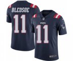 New England Patriots #11 Drew Bledsoe Limited Navy Blue Rush Vapor Untouchable Football Jersey
