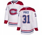 Montreal Canadiens #31 Carey Price White Stitched Hockey Jersey