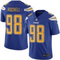 Los Angeles Chargers #98 Isaac Rochell Elite Electric Blue Rush Vapor Untouchable NFL Jersey
