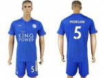 Leicester City #5 Morgan Home Soccer Club Jersey