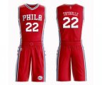 Philadelphia 76ers #22 Mattise Thybulle Swingman Red Basketball Suit Jersey Statement Edition