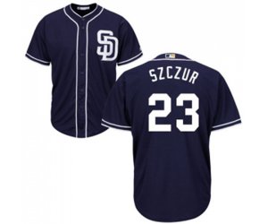 San Diego Padres #23 Matt Szczur Replica Navy Blue Alternate 1 Cool Base MLB Jersey