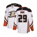 Anaheim Ducks #29 Devin Shore Authentic White Away Hockey Jersey