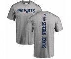 New England Patriots #88 Austin Seferian-Jenkins Ash Backer T-Shirt