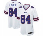 Buffalo Bills #84 Jake Fisher Game White Football Jersey