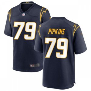 Los Angeles Chargers #79 Trey Pipkins III Nike Navy Alternate Vapor Limited Jersey