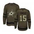 Dallas Stars #15 Blake Comeau Authentic Green Salute to Service NHL Jersey